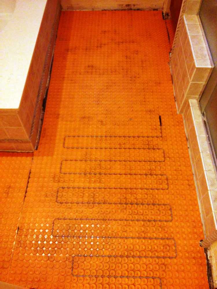 Ditra-Heat floor warming/Tile Floor