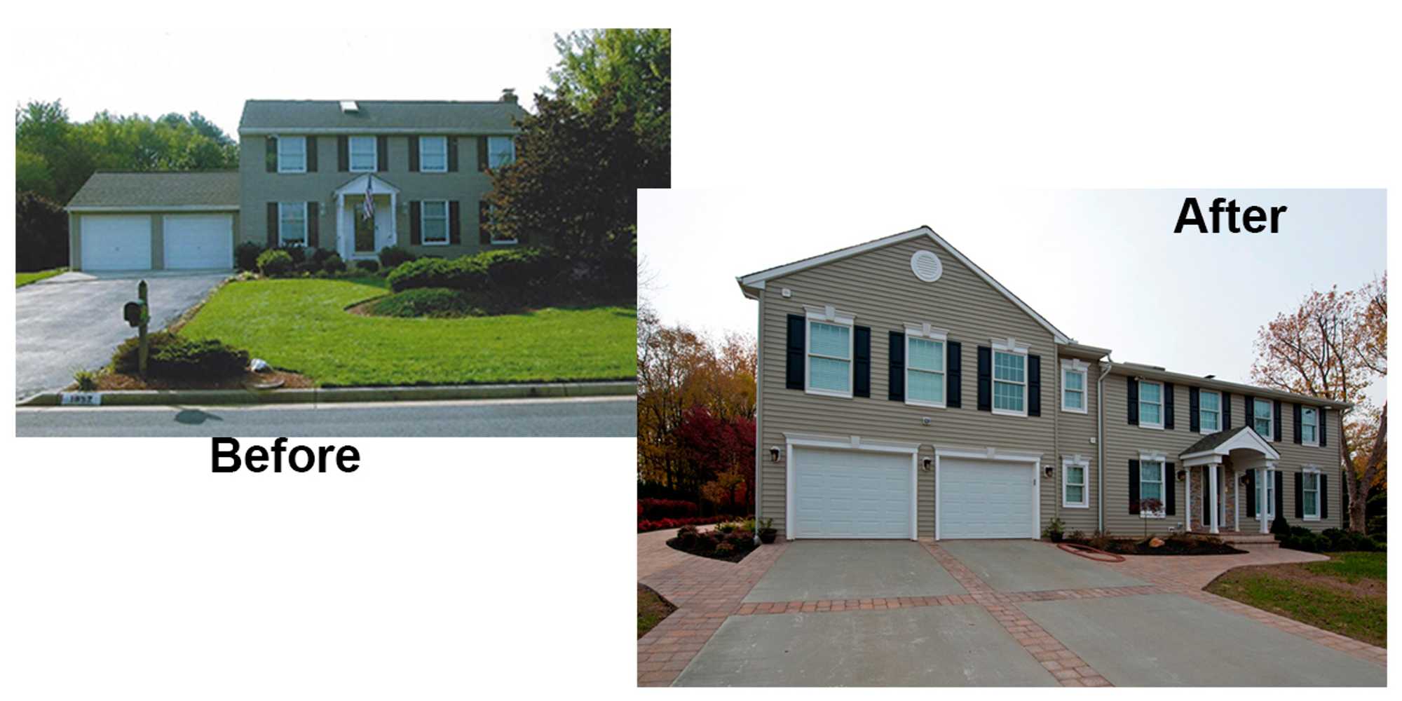 Before and after remodeling and services