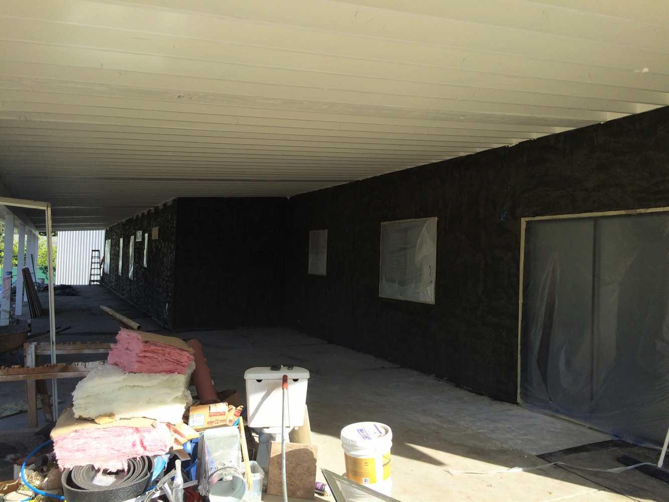 Stucco on a house in Madera Ranchos