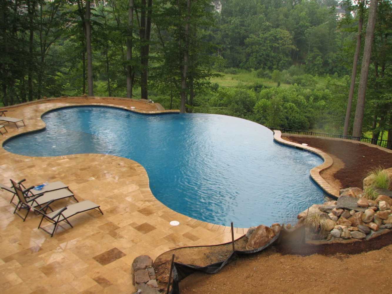 Infinity Edge swimming pool Charlottesville