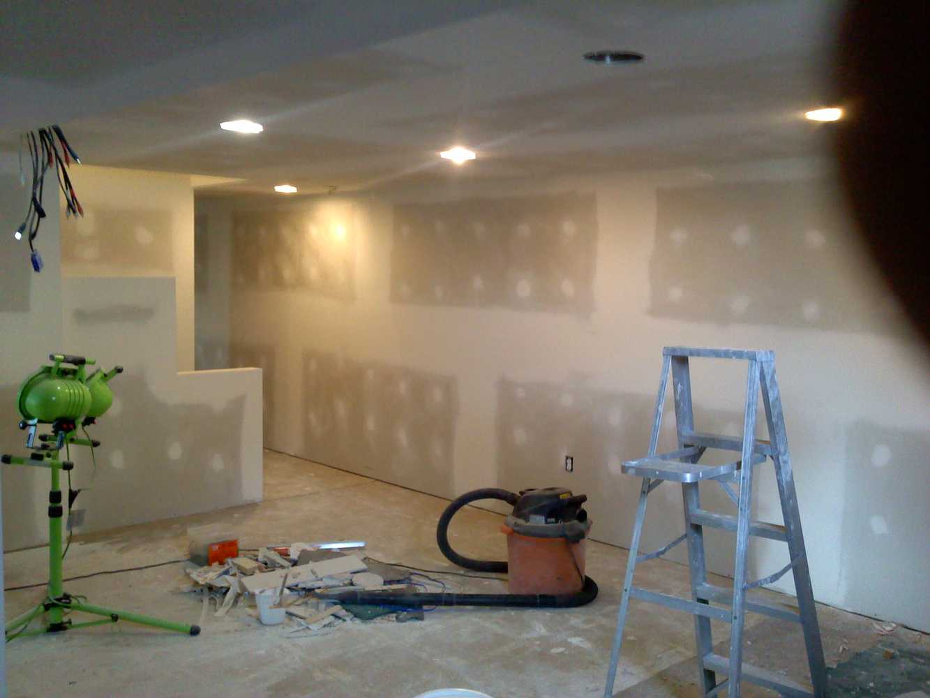 Basement remodel