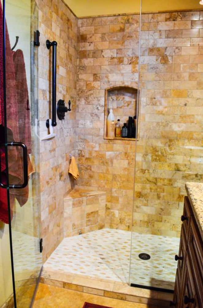 Tuscan Inspired Master Bathroom Remodel