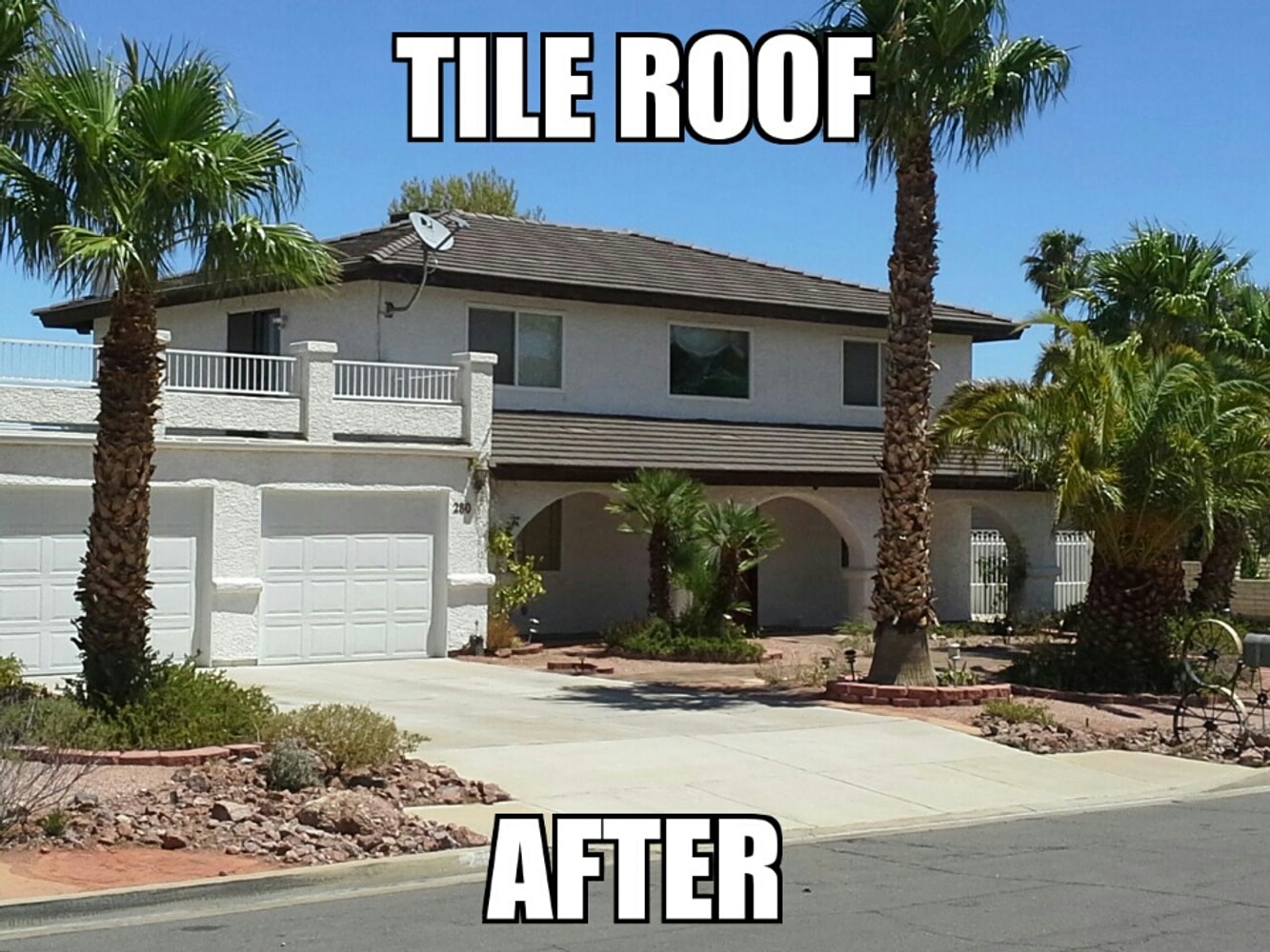 Before & After Tile Reroof