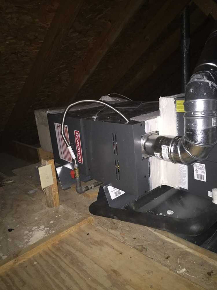 System Installation with Air Handler in the Attic.