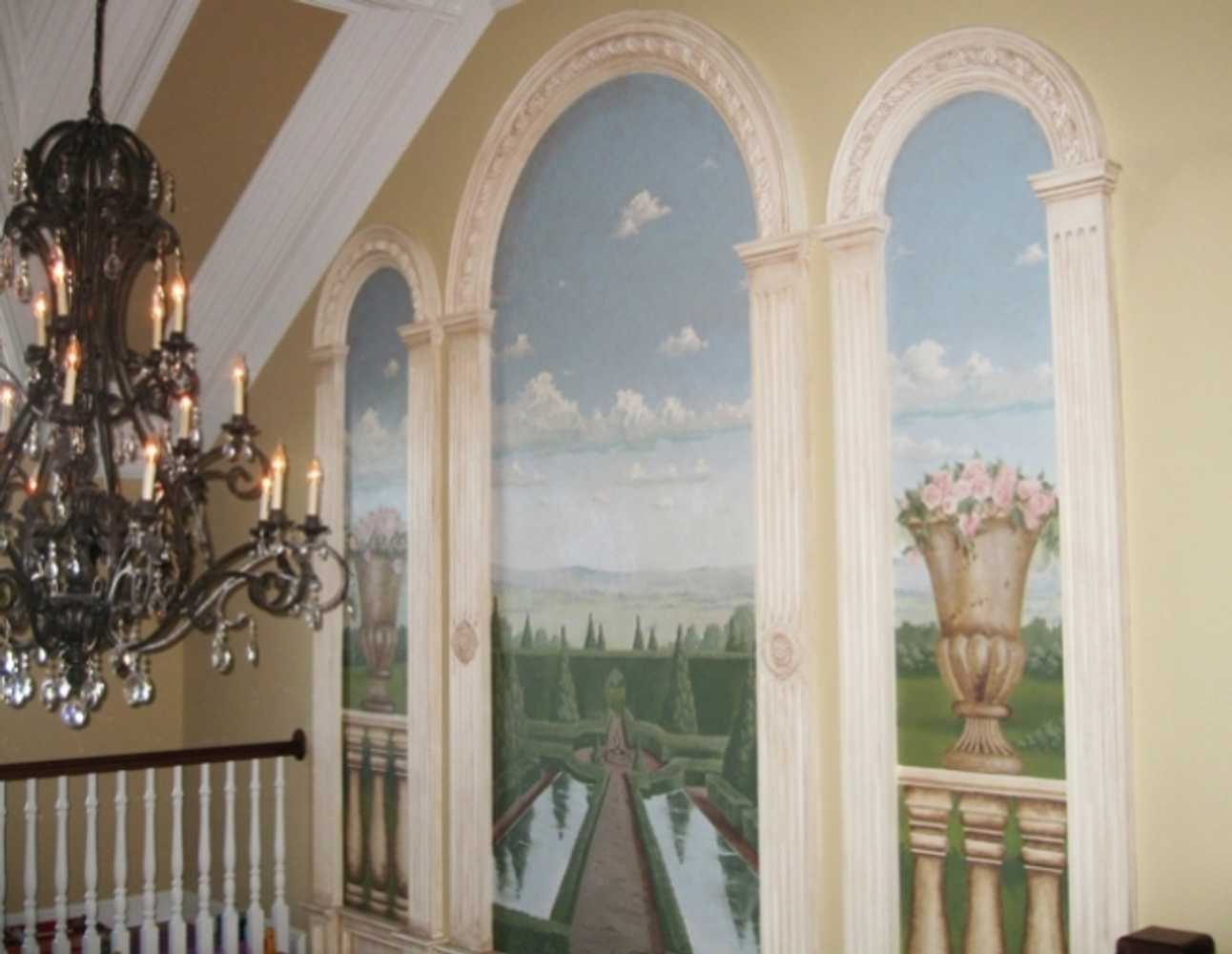 Twin Balustrade Mural