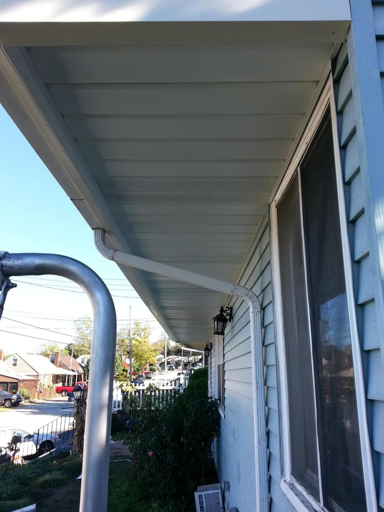A covered patio we built.