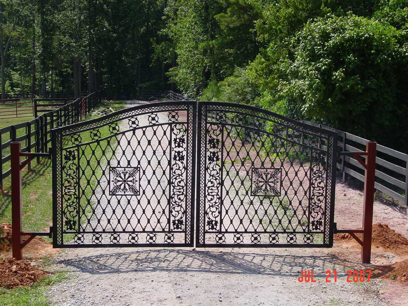 Residential Gates, Subdivision Entry gates, roadwork, stonework etc. Commercial gates