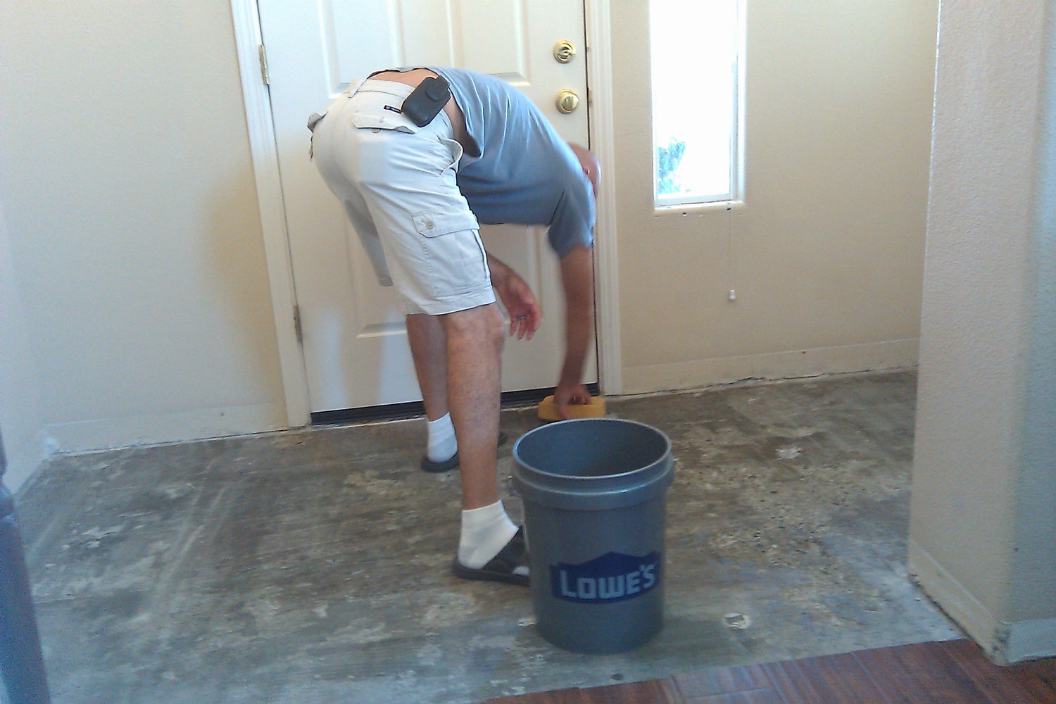 Travertine Tile Entryway