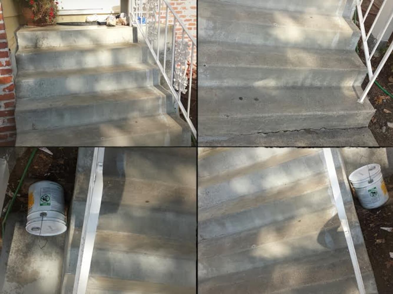 CONCRETE STAMPED STEPS