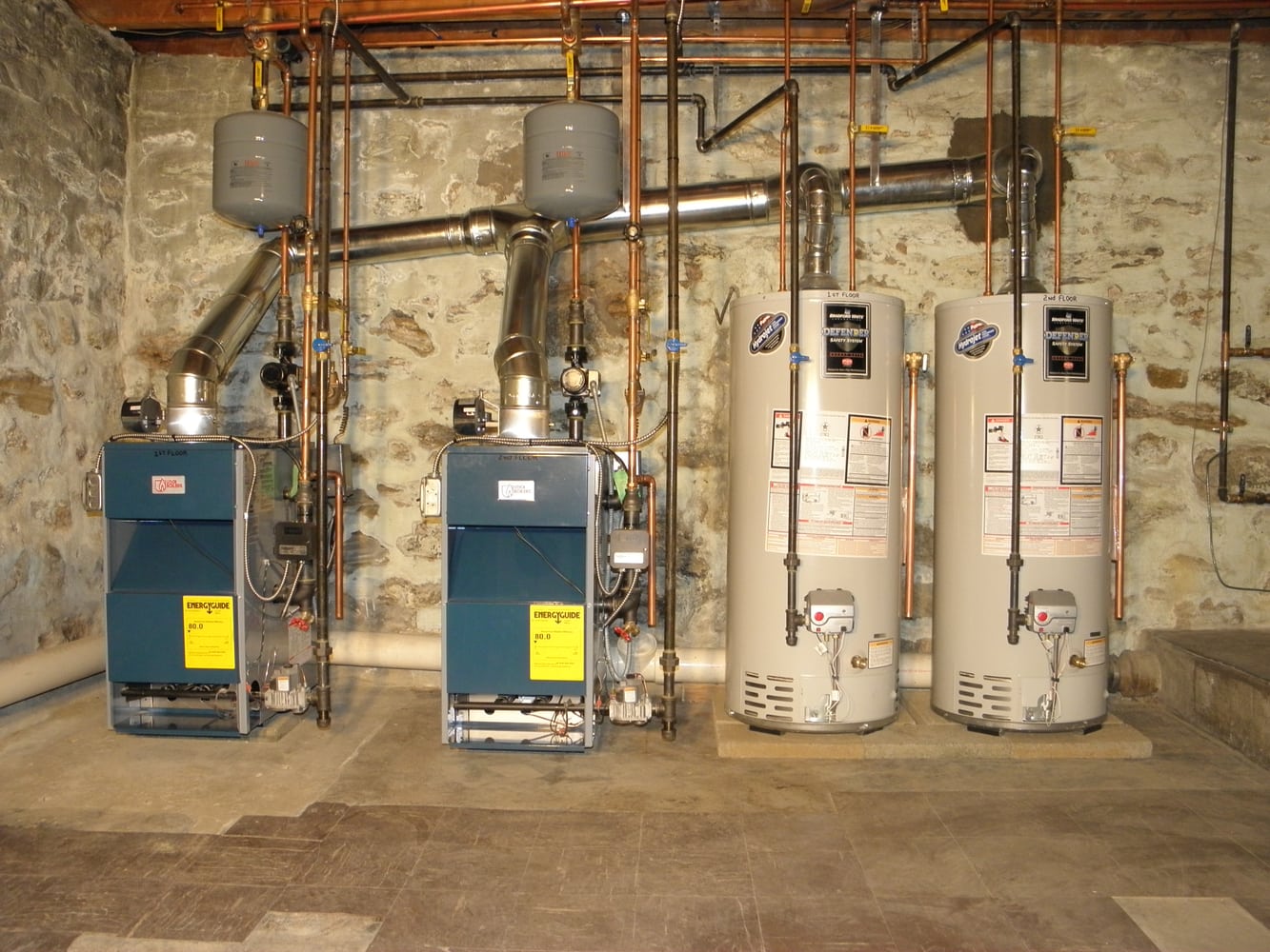 Peter G Sheetz Heating And Air Conditioning Project 1. Some of the jobs are company installed.