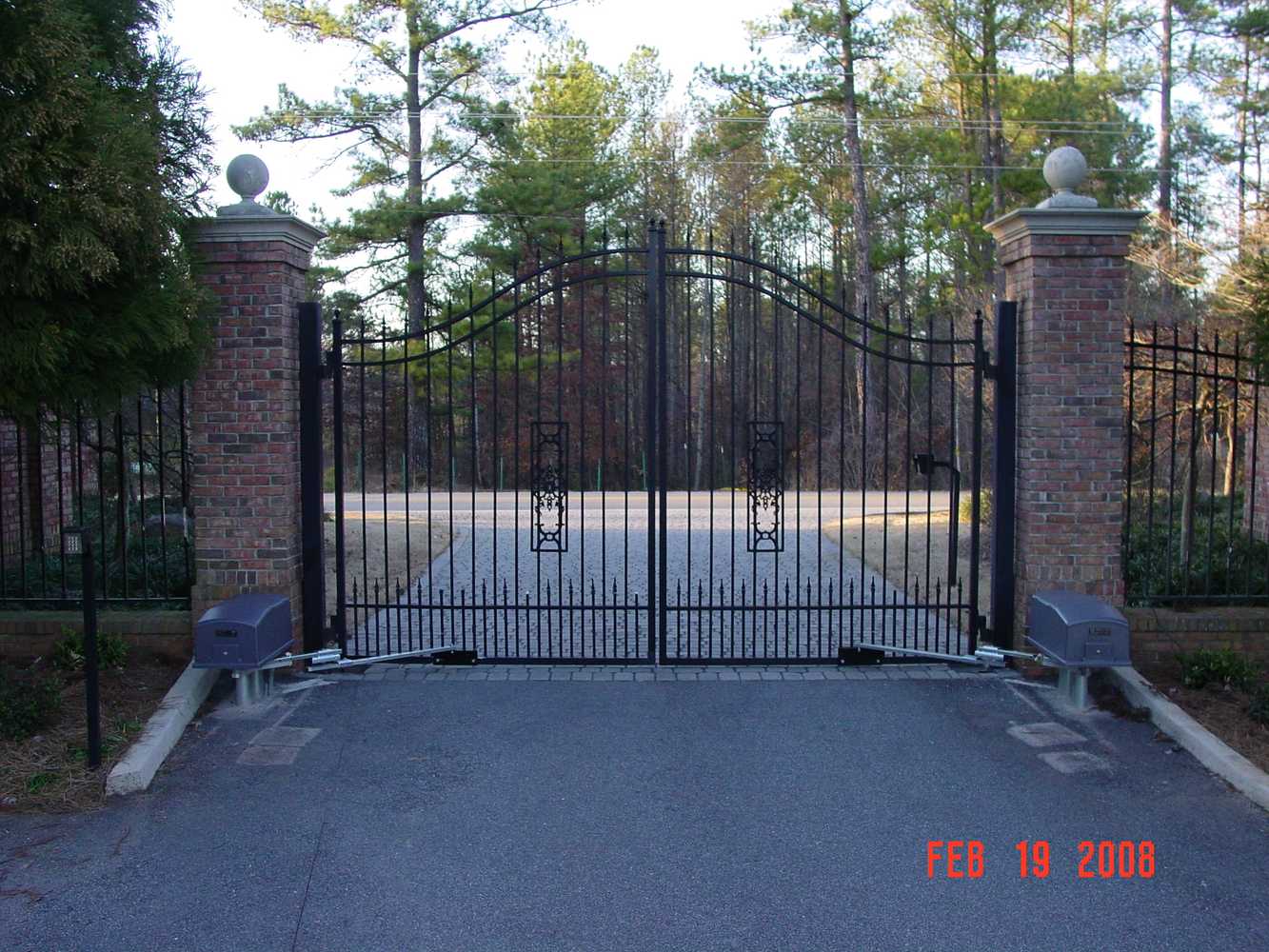 Residential Gates, Subdivision Entry gates, roadwork, stonework etc. Commercial gates