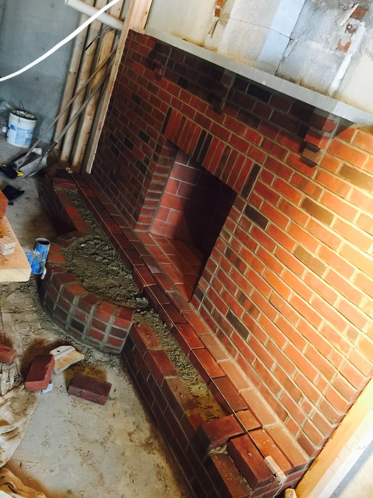 Fireplace install