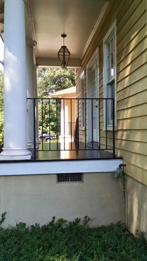 before and after: burr front porch 