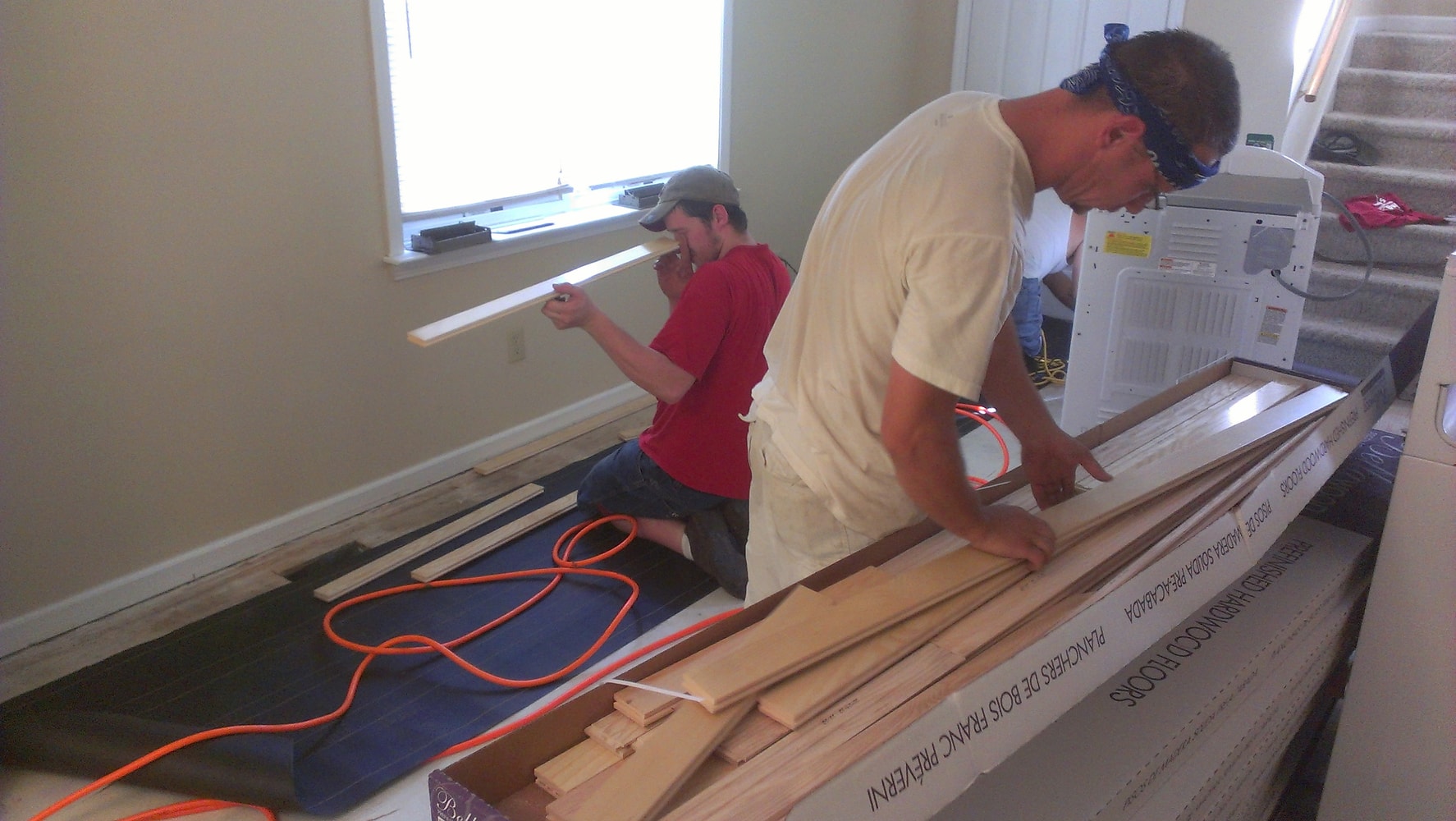 Tradesmen Flooring Project