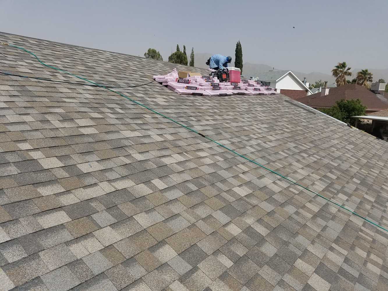 New Roof in Owens Corning Sand Dune Shingle