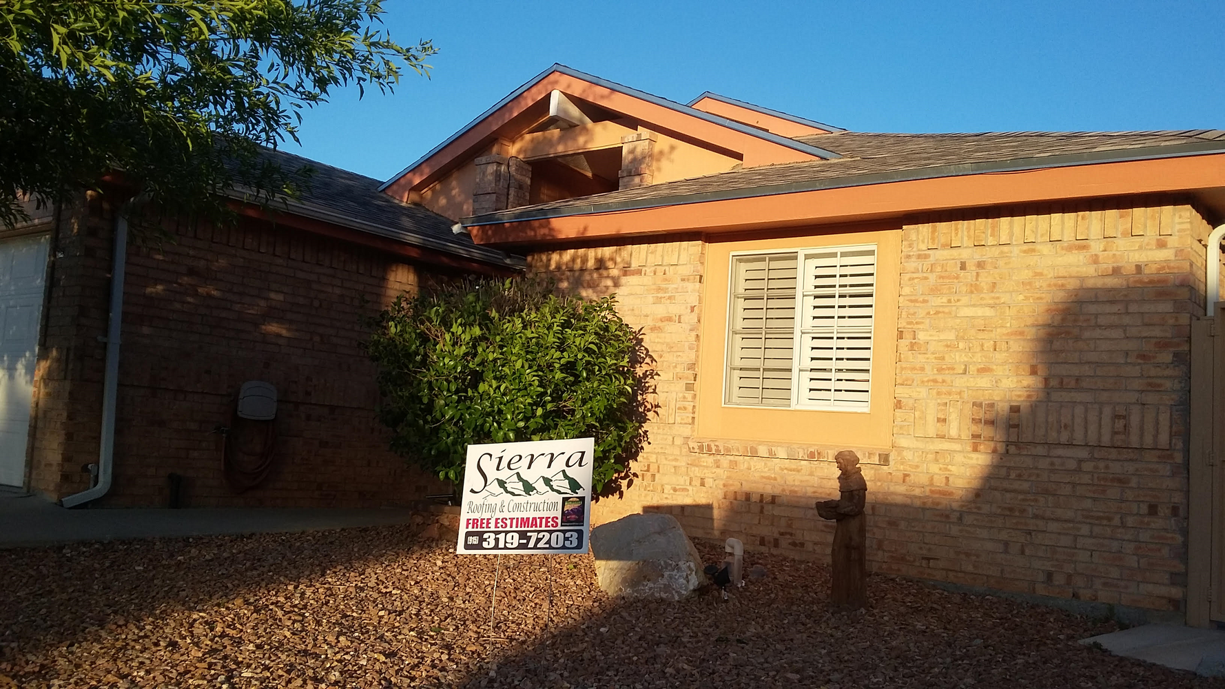 New Roof in Owens Corning Sand Dune Shingle