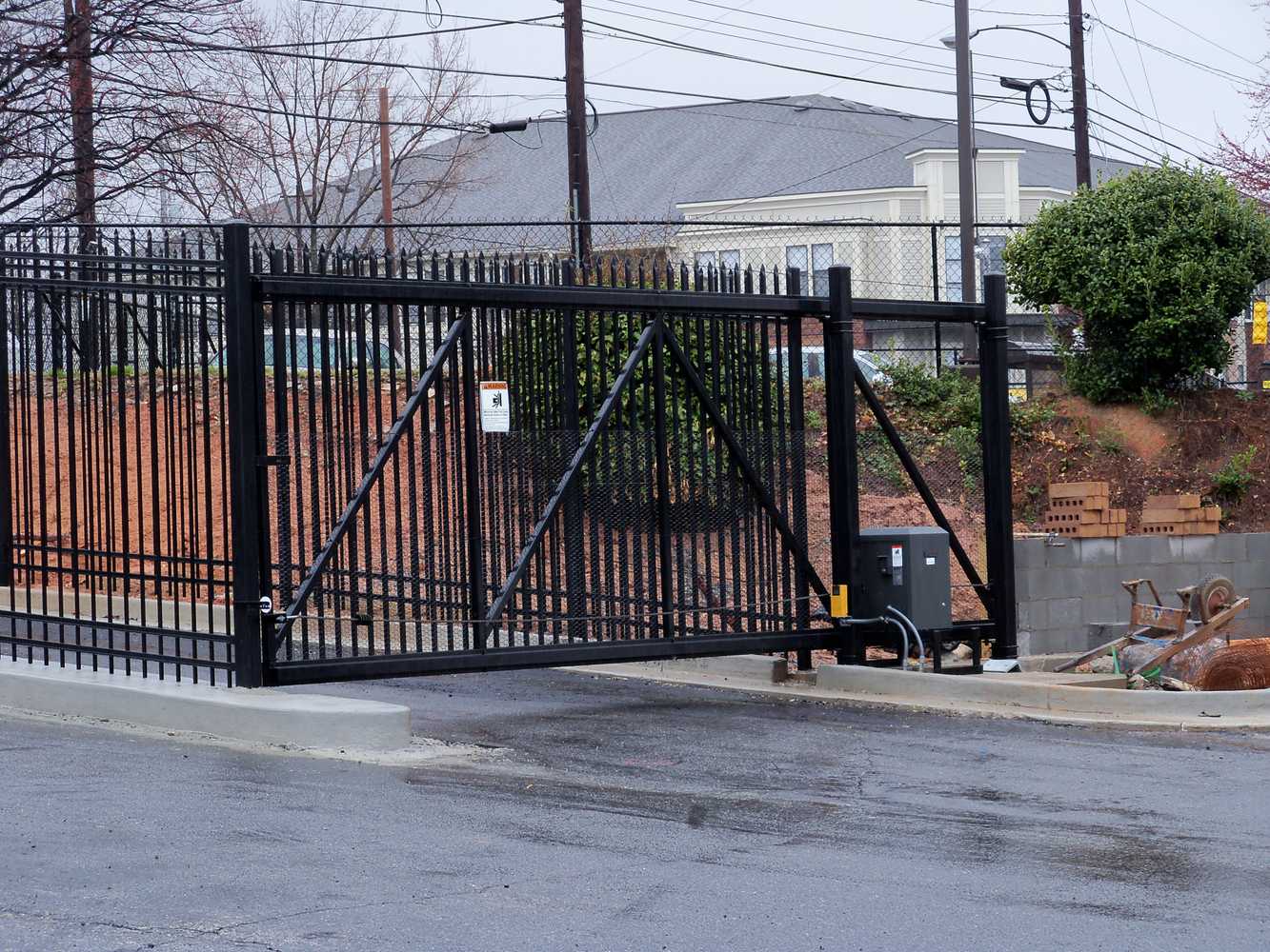 Residential Gates, Subdivision Entry gates, roadwork, stonework etc. Commercial gates