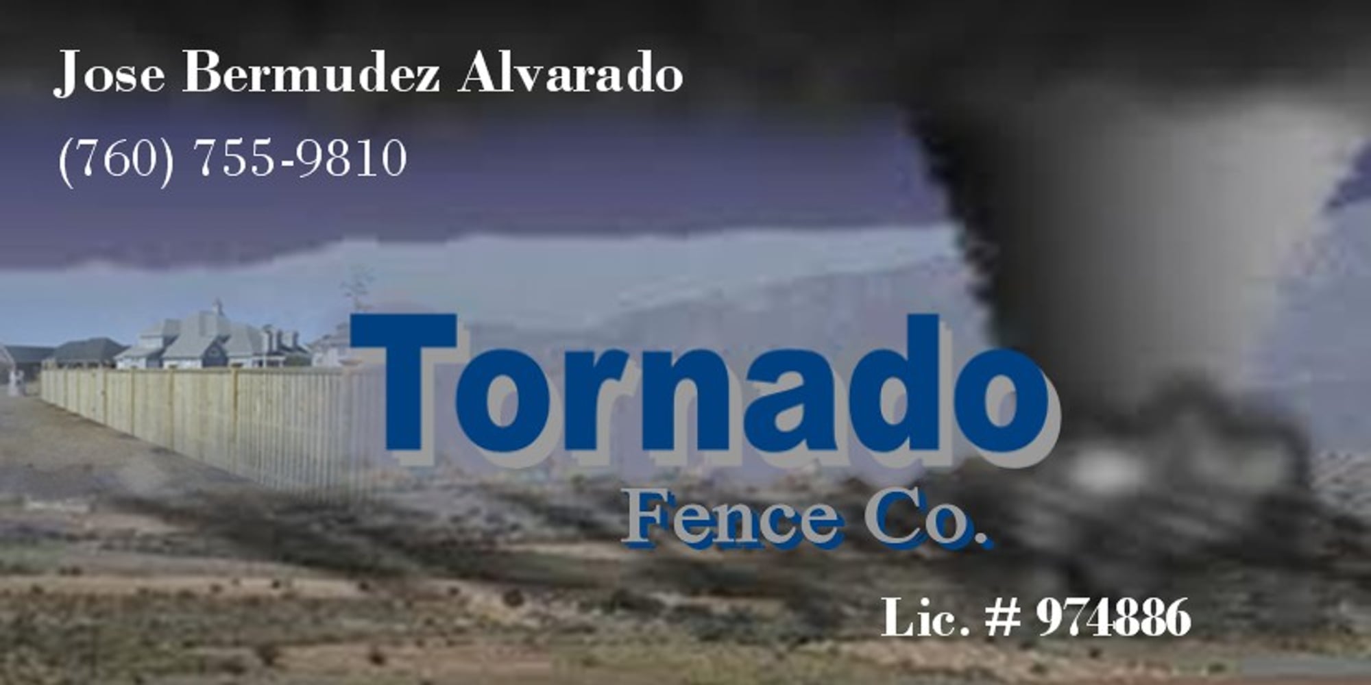 TORNADO FENCE COMPANY SAN DIEGO Project