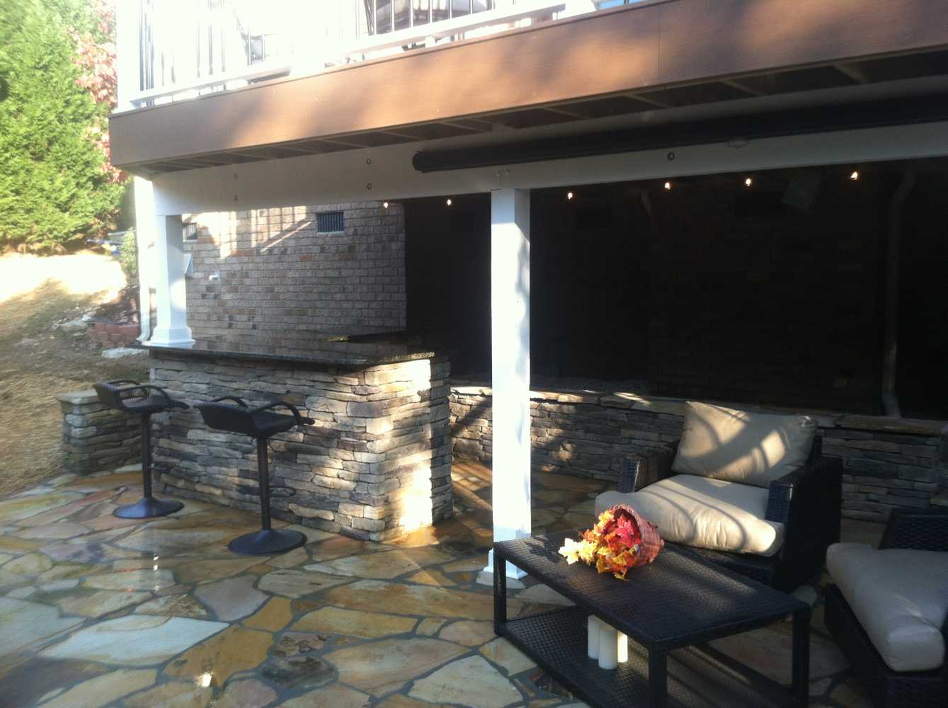 Stone Patio and New Composite Deck