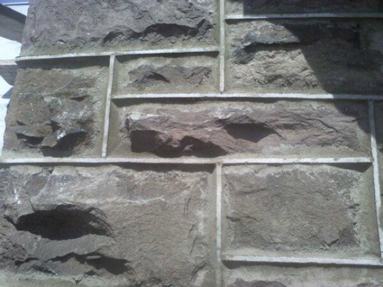 Ribbon joint Stone pointing