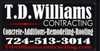 T.D. Williams Contracting Construction Cranberry Wexford New Castle Beaver Butler contractor