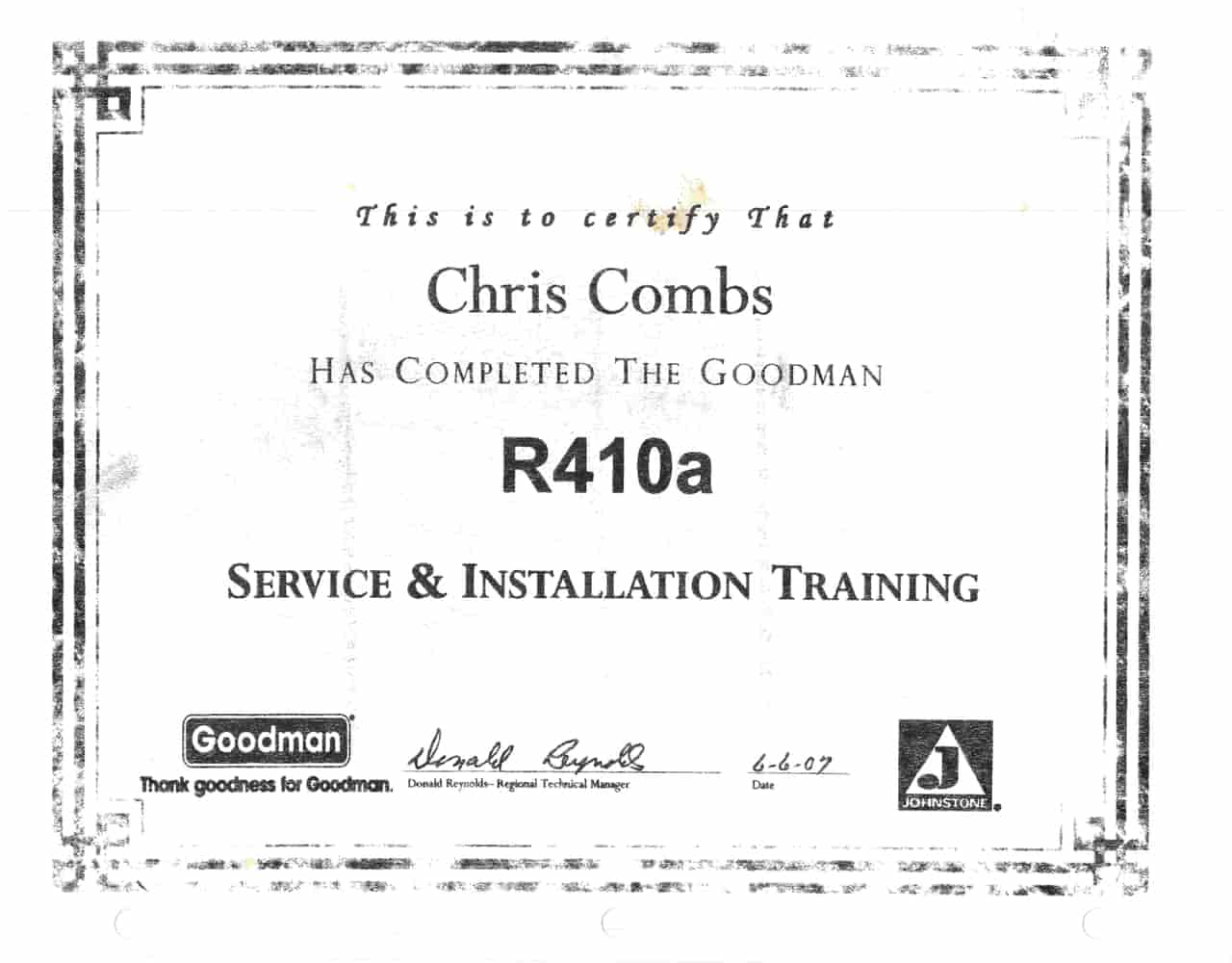 Training and Certifications 