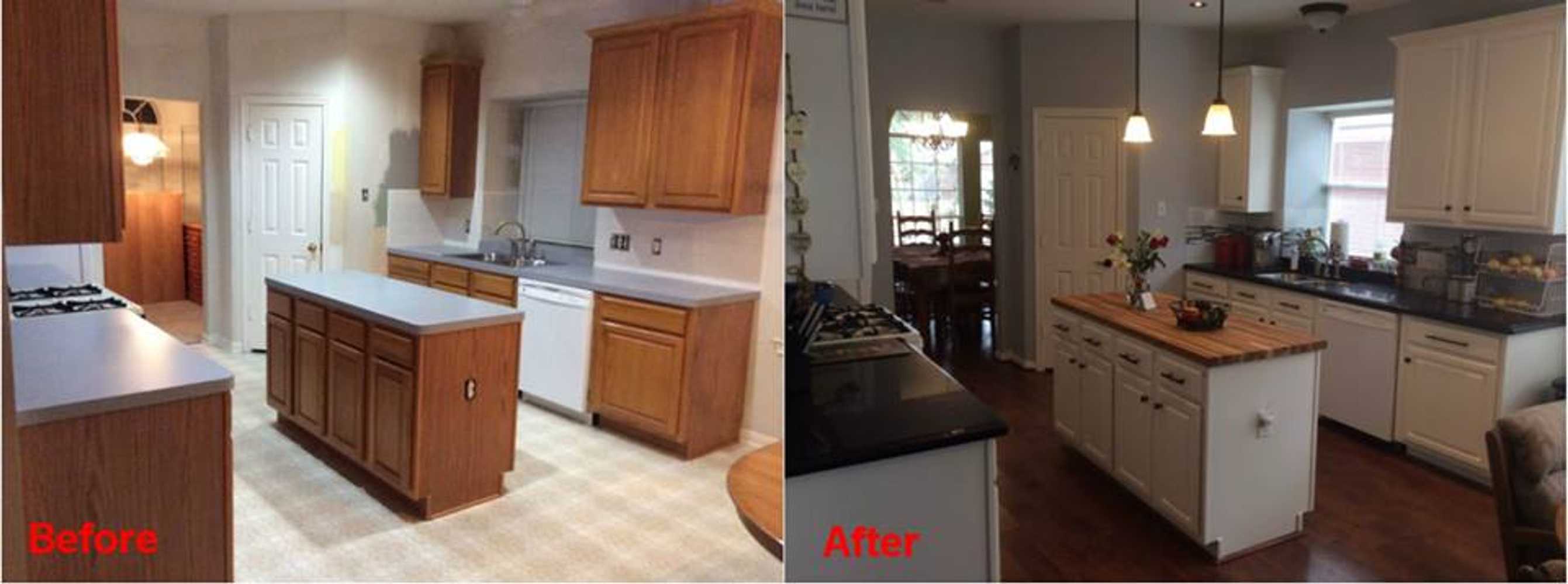 remodel job from Painting Services By Steve