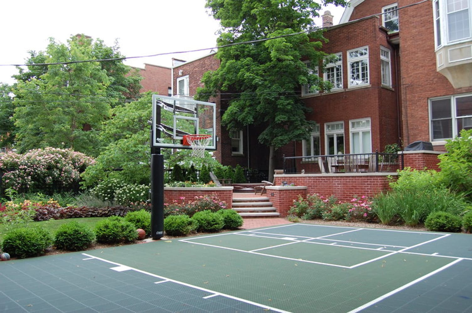 Colorful Backyard Landscape