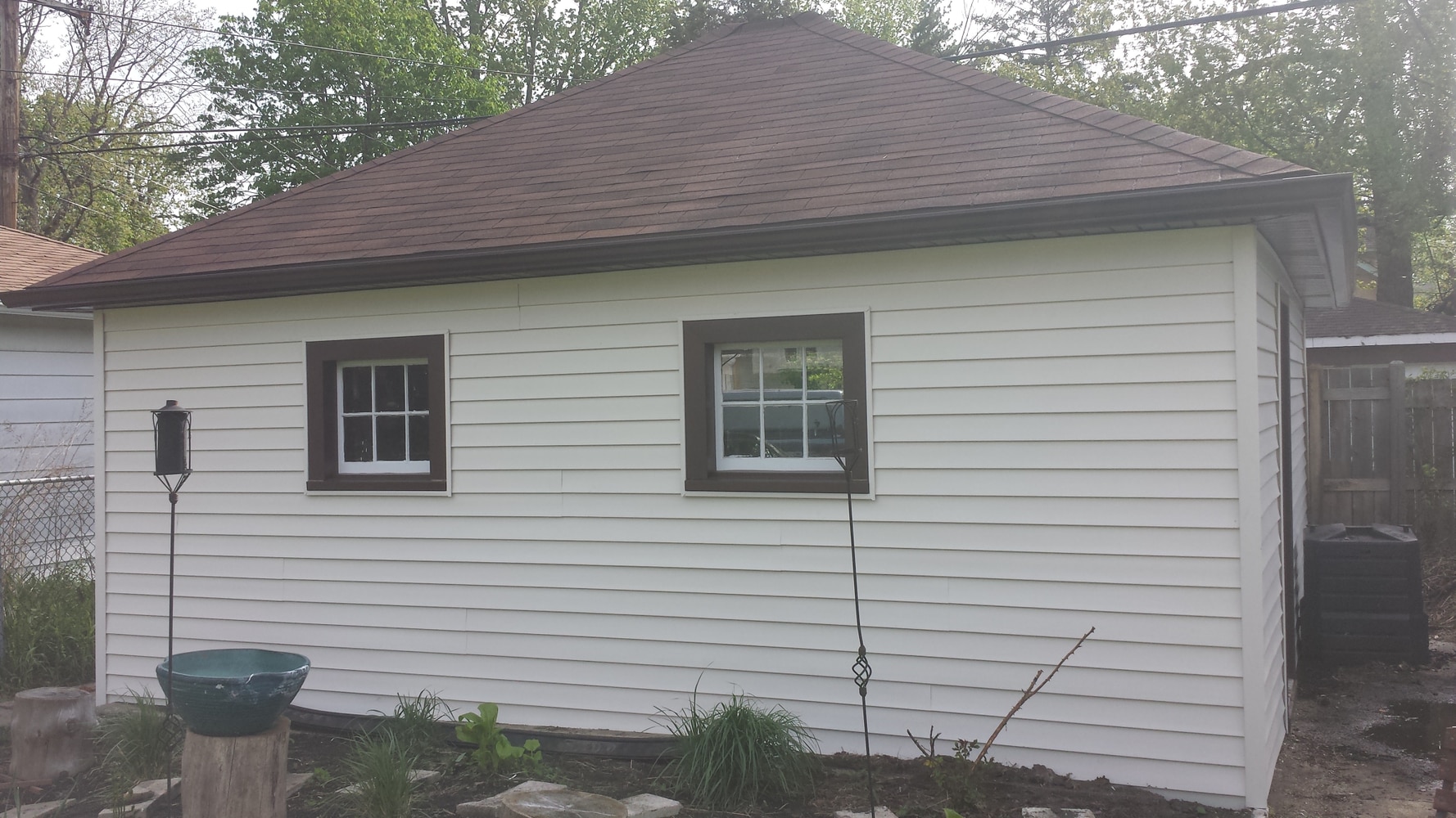 New roof and siding in Oak Park