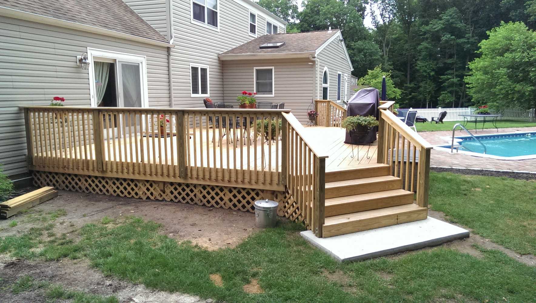 Montvale deck replacement.