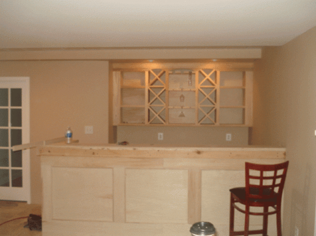 Finsihed Bar in Basement