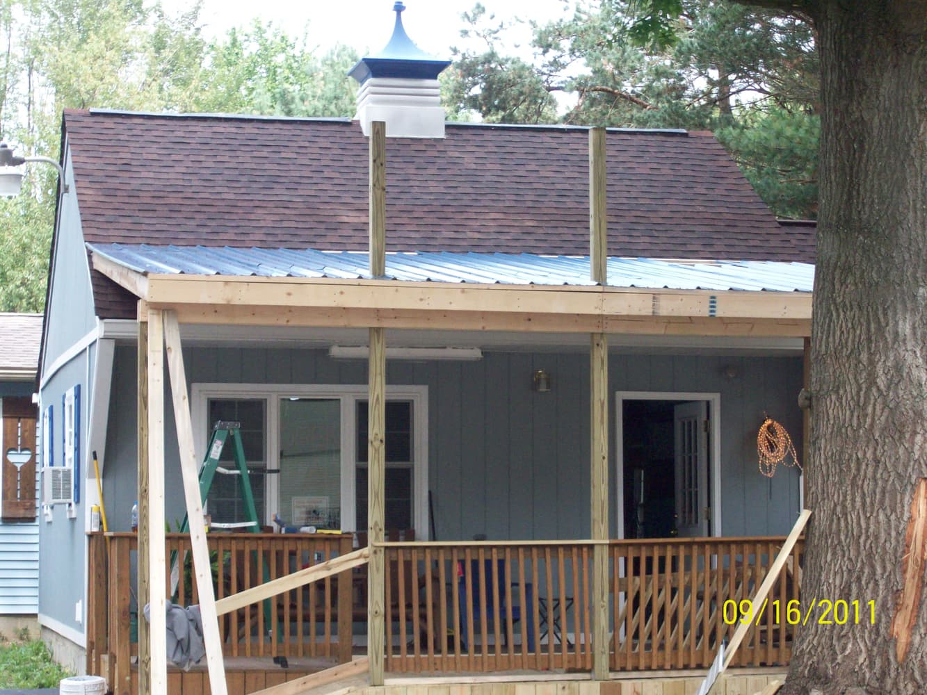 Barber Shop Deck Roof