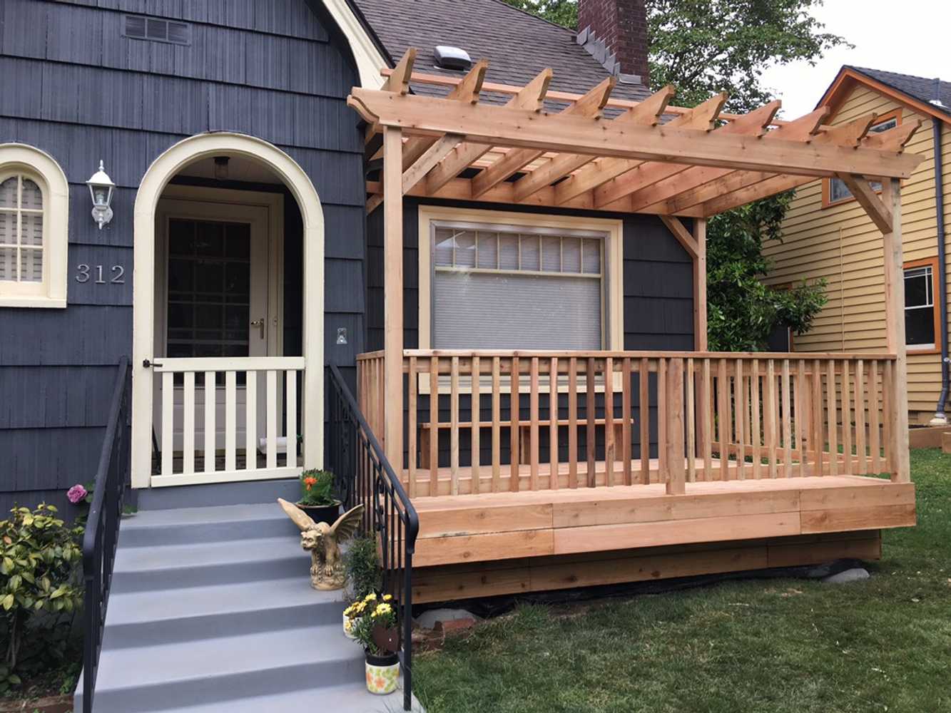 Cedar Deck with Pergola