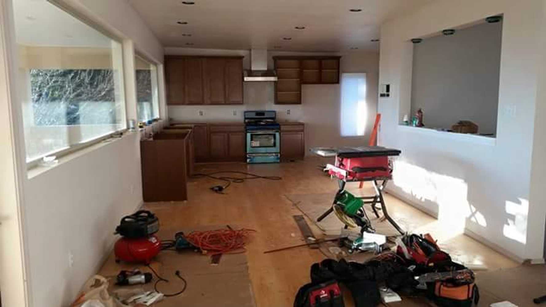 Kitchen Remodel/ Basement paint prep