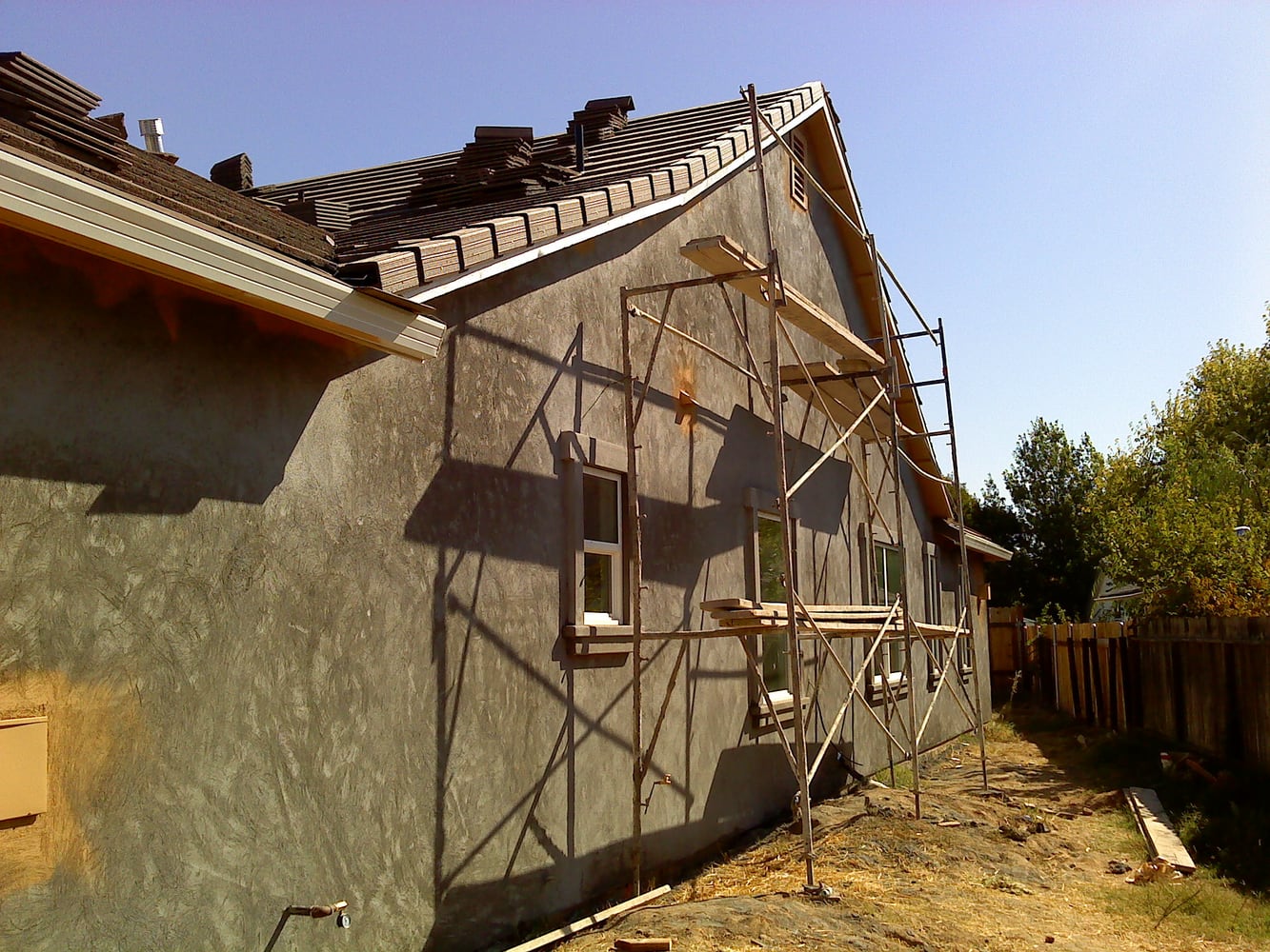 Three coat with texture