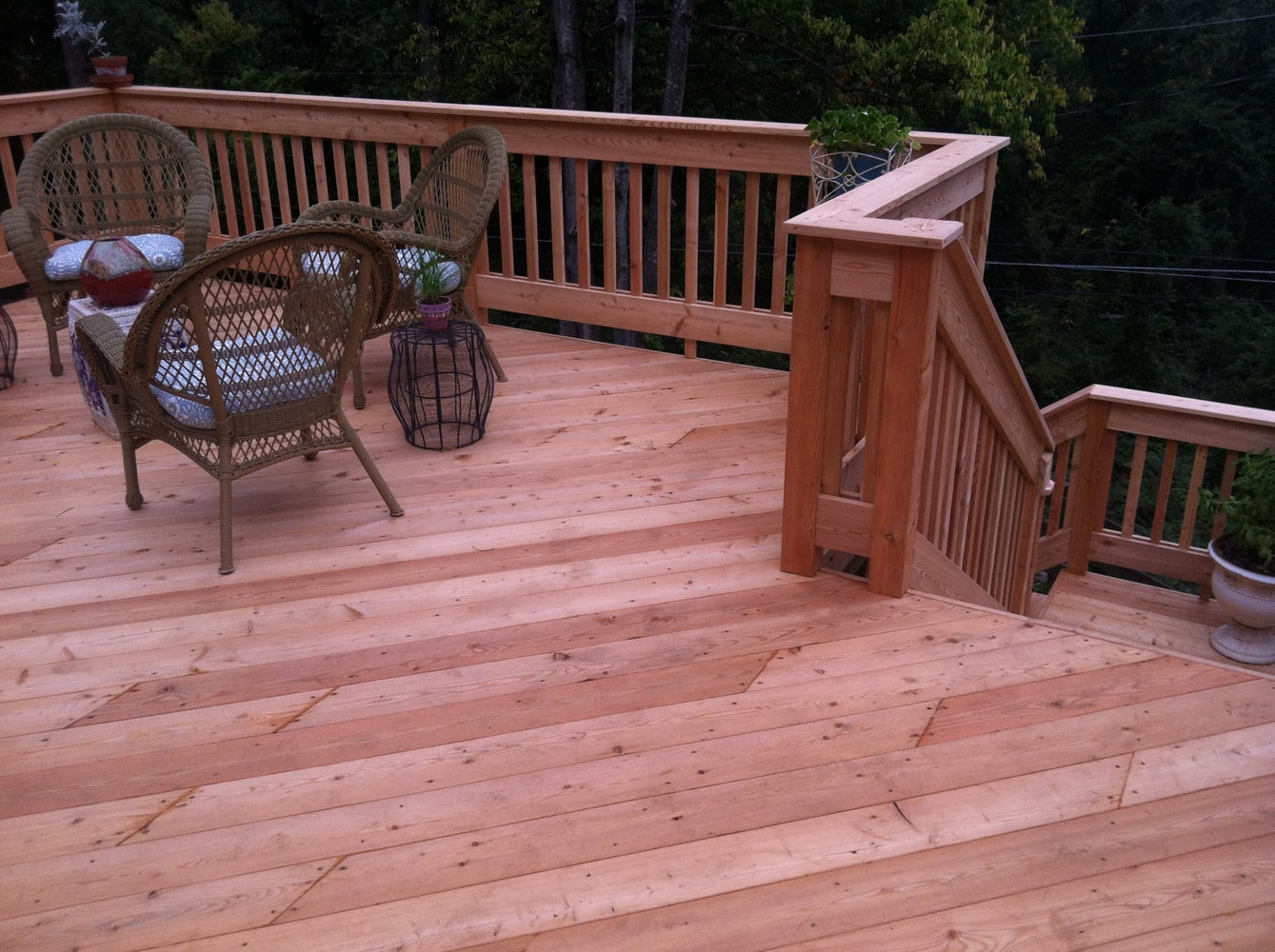 Siberian Larch Deck project, Northgshore, Chattanooga TN