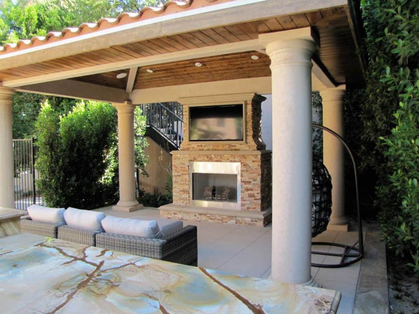 Davids Pool and BBQ Area