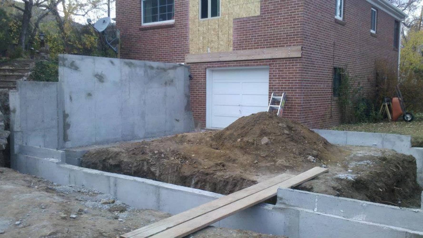 Master suite and garage addition 