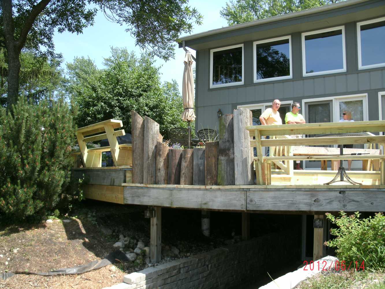 Lakeside Deck with Unlimited Seating and Views