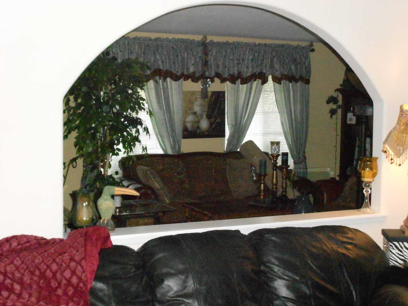 Archway from family room to living room