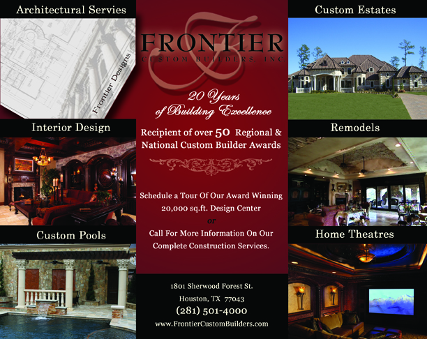 Frontier Custom Builders, Inc.
