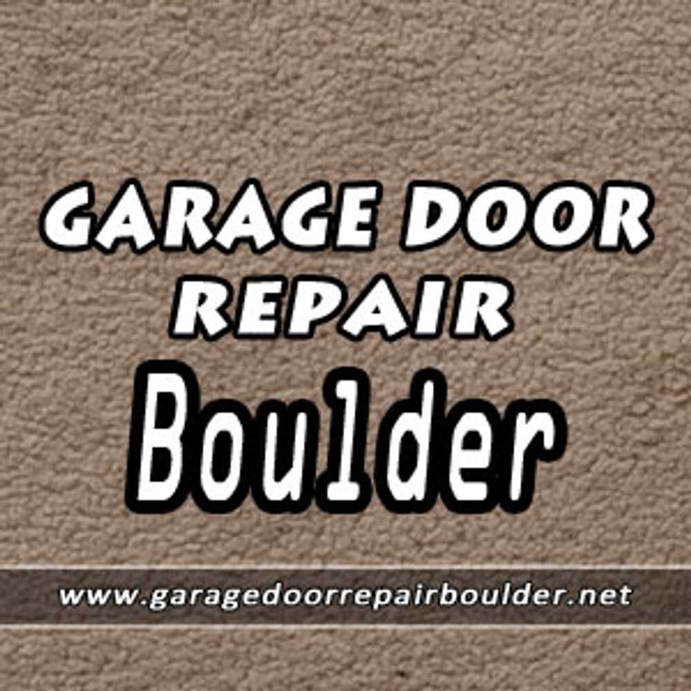 Garage Door Repair Boulder