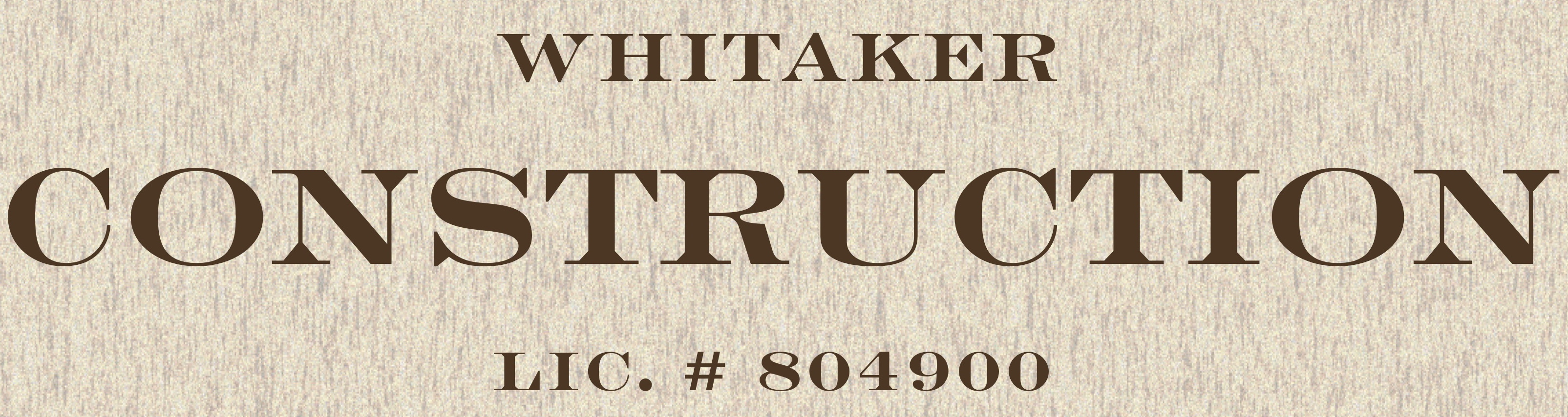 Whitaker Construction