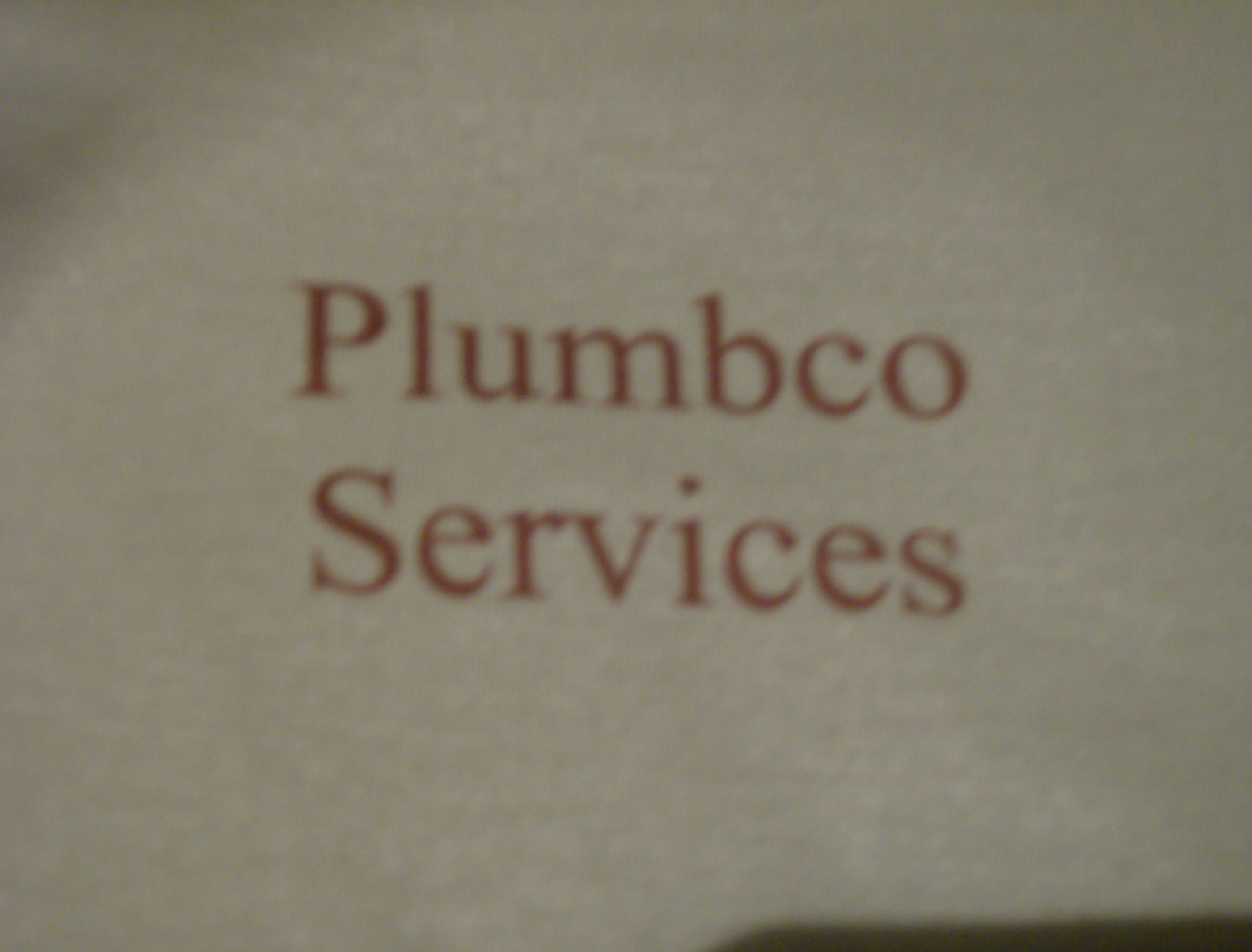 plumbco services