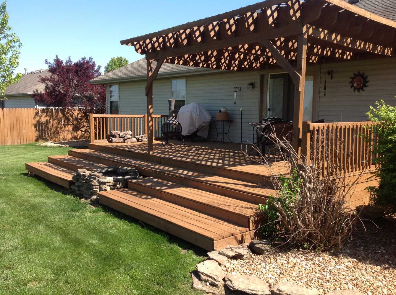 Exterior Refinishing, Decks, Fences, and home exteriors. 