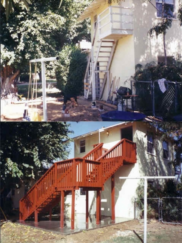 Unsafe stair replacement