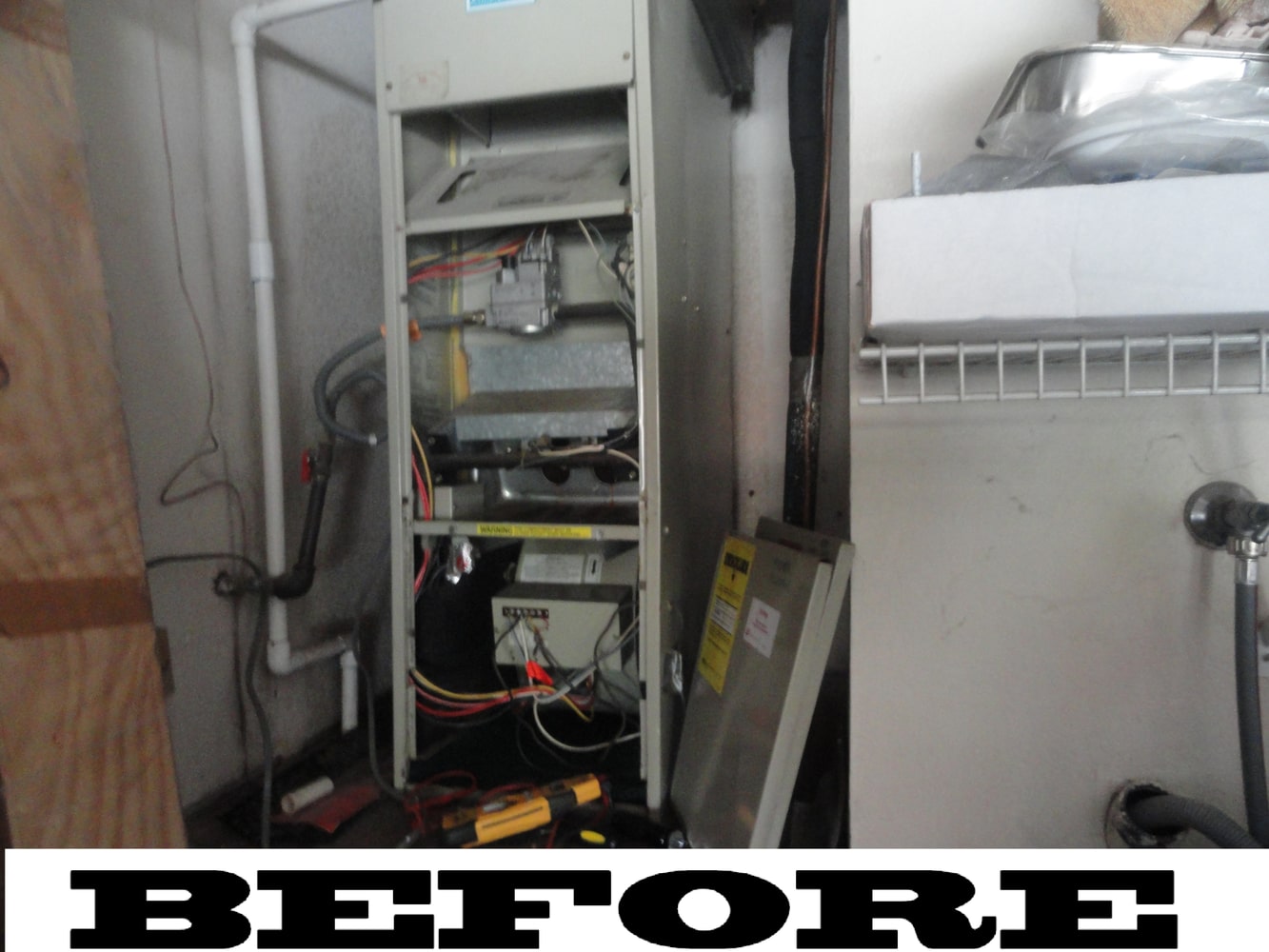 Chris Installs Sally's New Furnace 