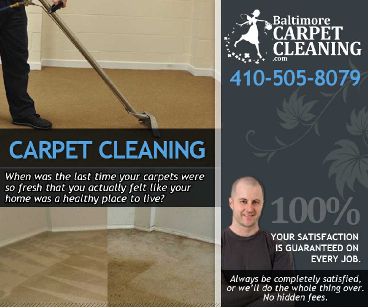 Baltimore Carpet & Upholstery Project