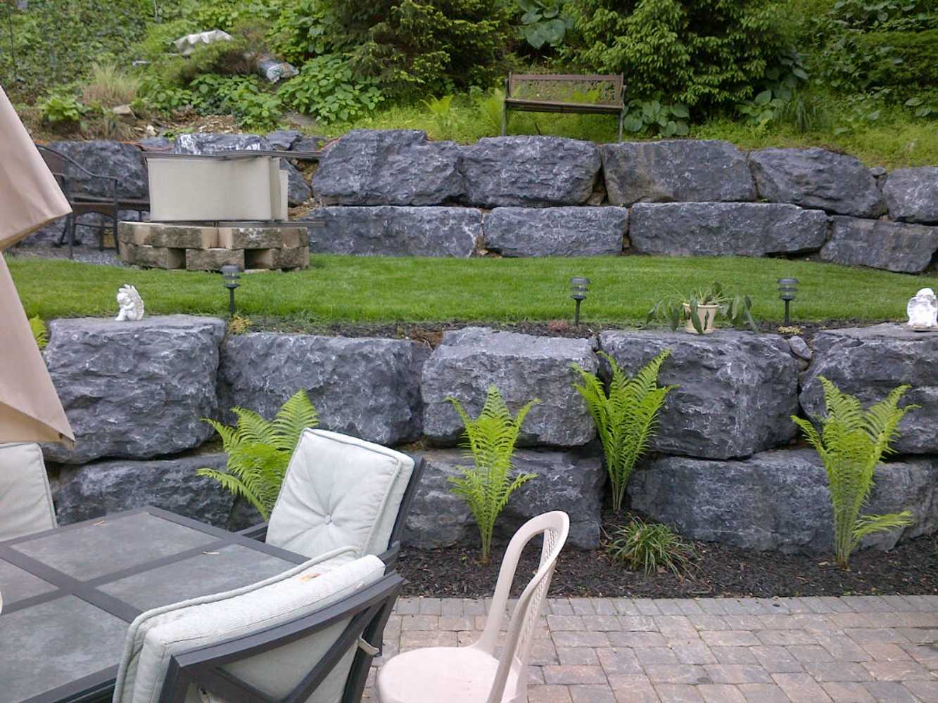 Projects by R. Cleveland Retaining Wall Services