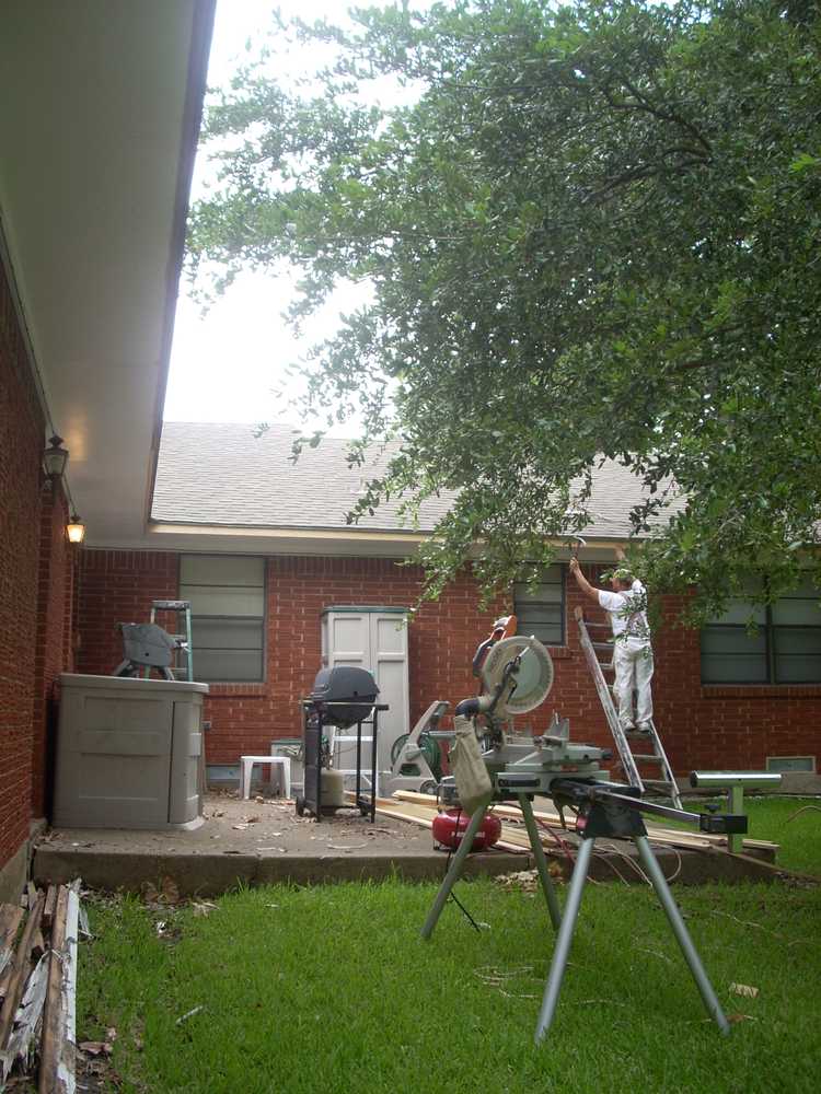 Exterior repairs and painting